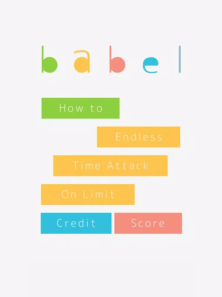 Tangkapan layar action puzzle game - babel iPad 