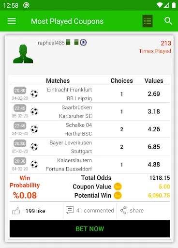 Скриншоты BetsWall Football Betting Tips