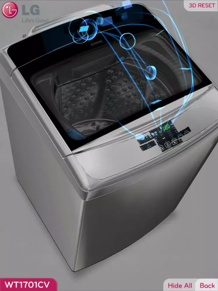 LG WASHER 3D (FRONT) (US, EN) iPad 应用截图