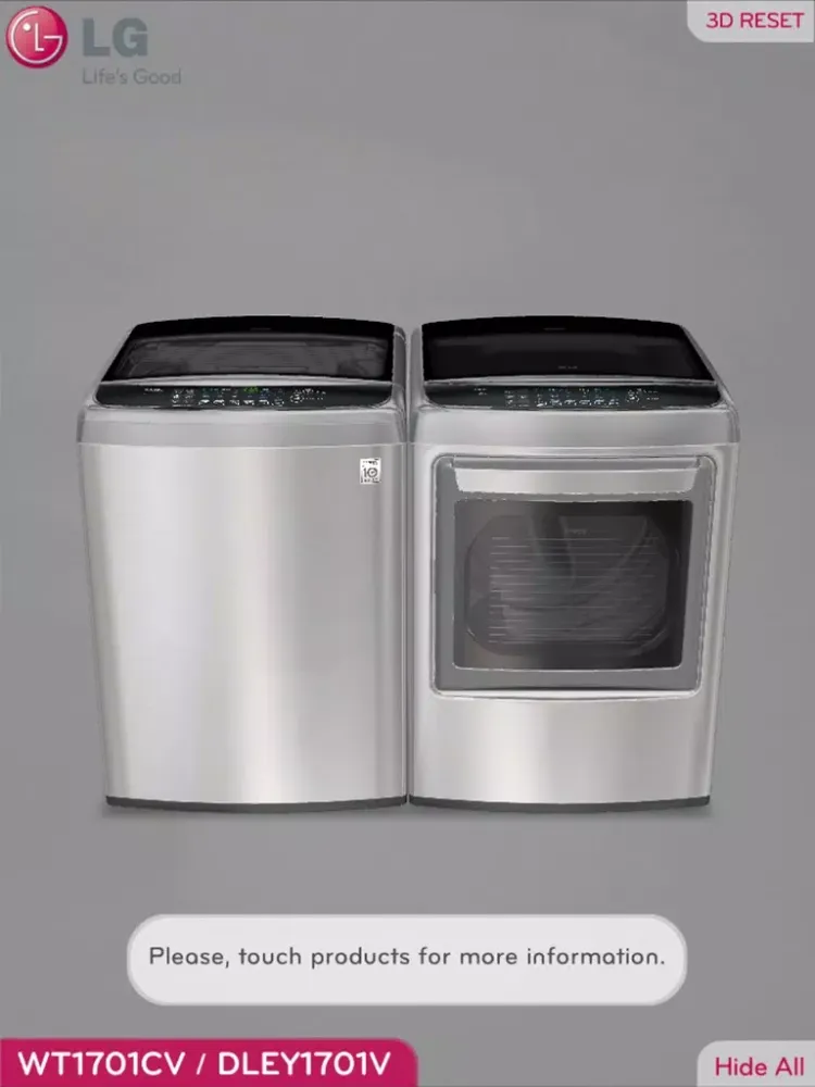 LG WASHER 3D (FRONT) (US, EN) iPad 应用截图