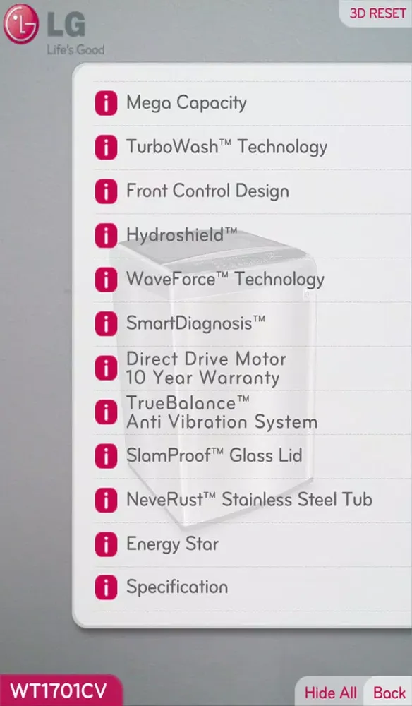 LG WASHER 3D (FRONT) (US, EN)应用截图