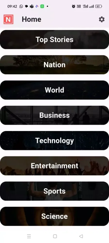 News Insight Screenshots