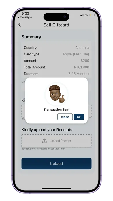 Presto: Sell Giftcards Screenshots