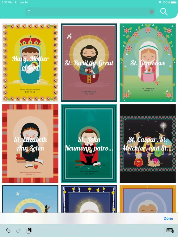 صور Catholic Saint of the Day iPad 