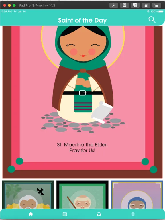 صور Catholic Saint of the Day iPad 