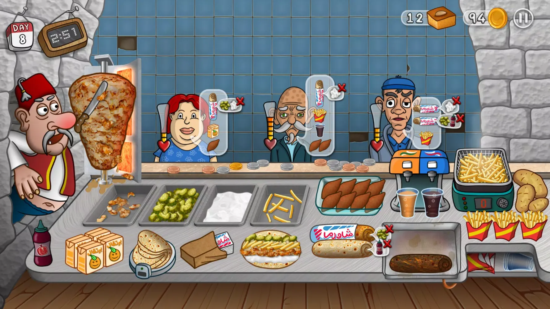 Tangkapan layar Shawarma Legend