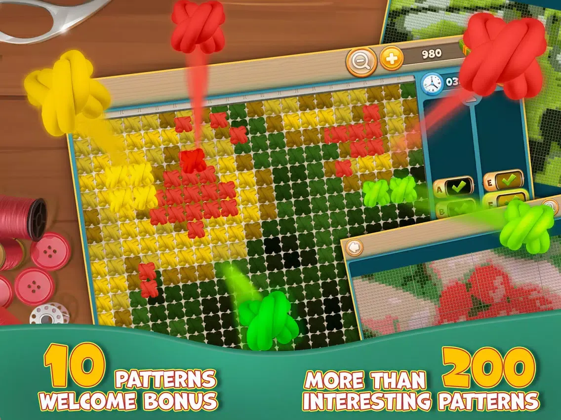 Capturas de pantalla de Cros­s­-­S­t­itch Mania iPad 