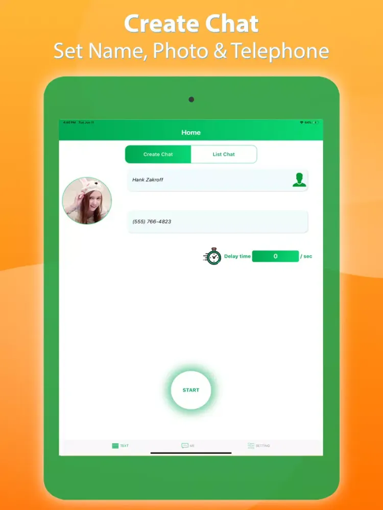 Fake Text Message - Fake SMS iPad  Screenshots
