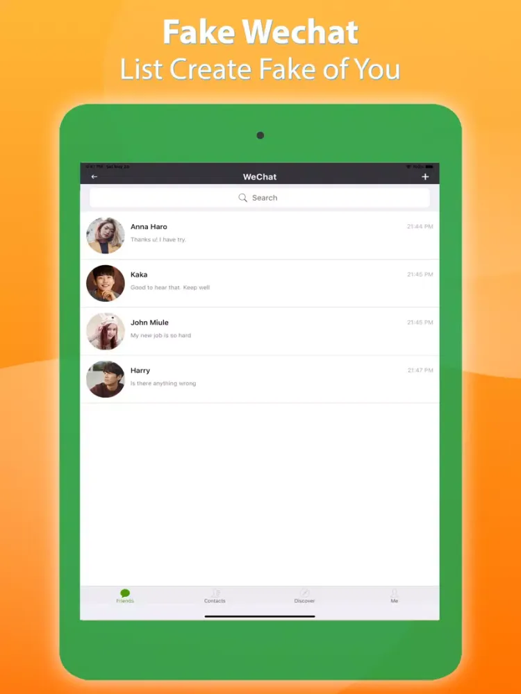 Fake Text Message - Fake SMS iPad  Screenshots
