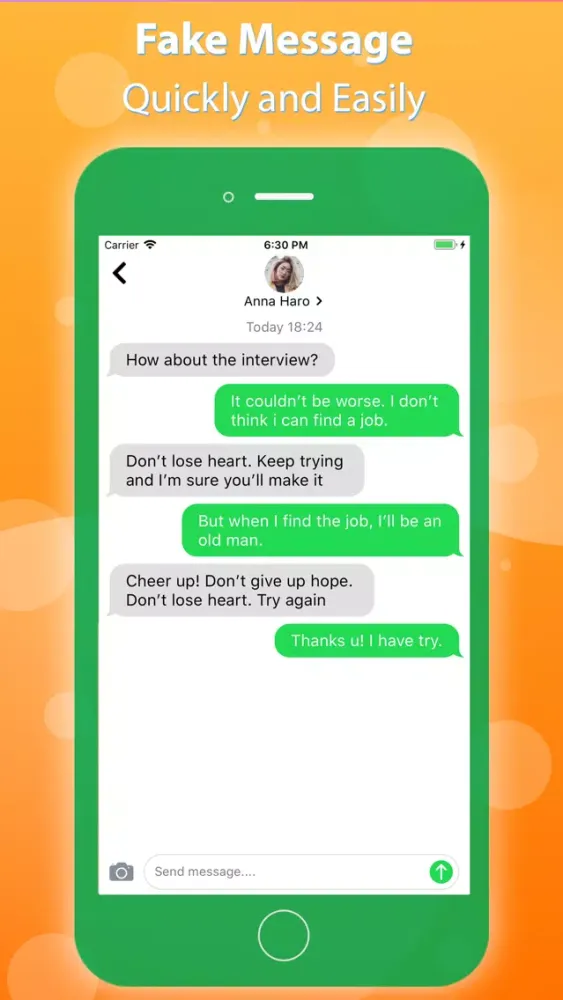 Fake Text Message - Fake SMS Screenshots