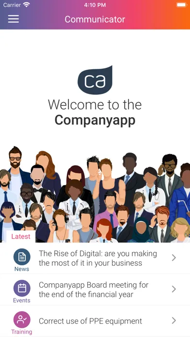 Companyapp Communicator স্ক্রিনশট