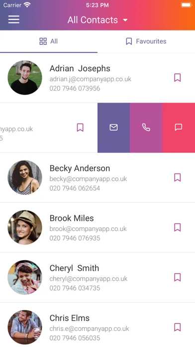Companyapp Communicator স্ক্রিনশট