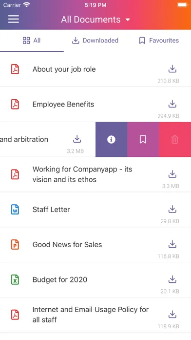 Companyapp Communicator স্ক্রিনশট