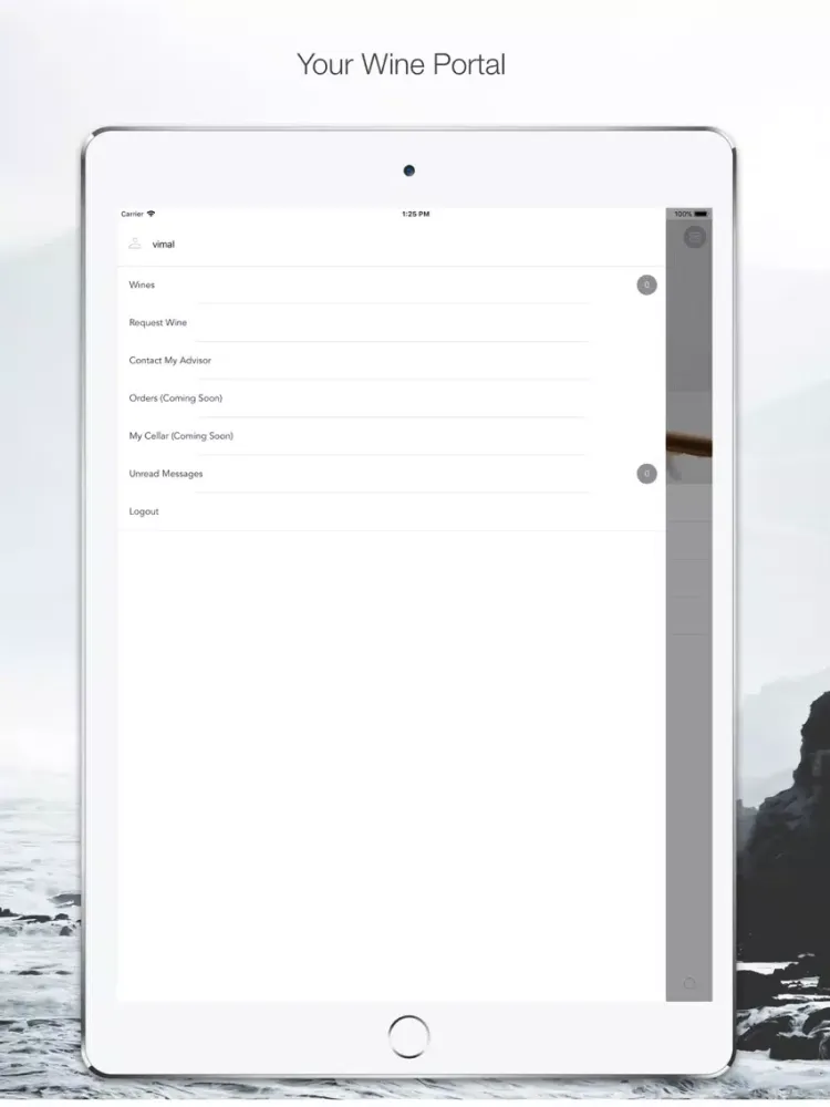 تصاویر Company Fine Wines iPad 