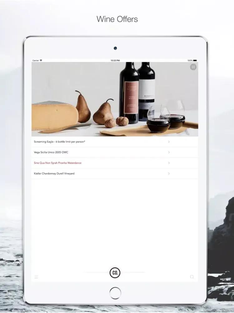 تصاویر Company Fine Wines iPad 