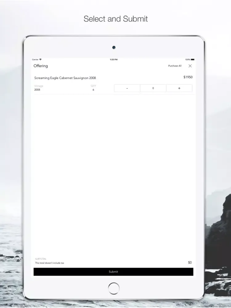 تصاویر Company Fine Wines iPad 