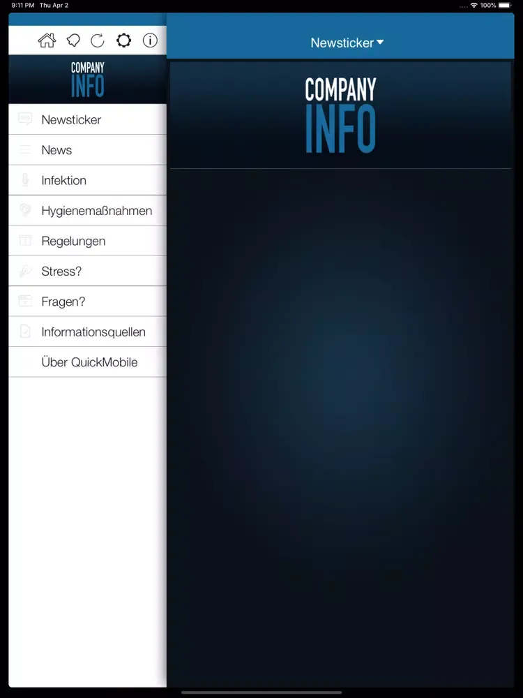 Скриншоты Company Info iPad 