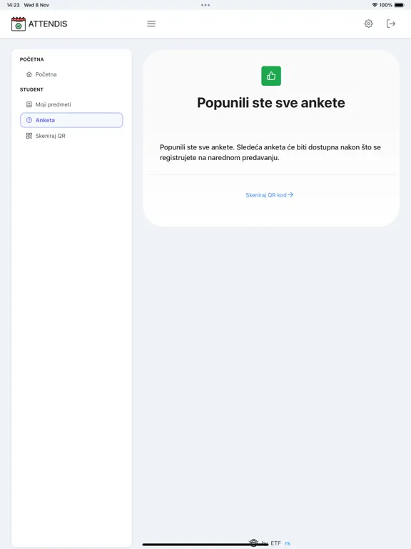 Captures d'écran de Attendis BGMED iPad 
