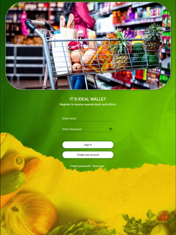 Ảnh chụp màn hình của It's Ideal Wallet iPad 
