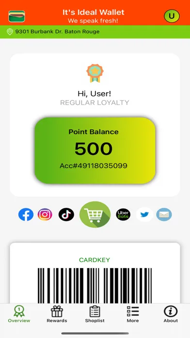 Ảnh chụp màn hình của It's Ideal Wallet