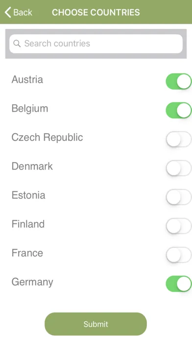 Capturas de tela do KS Schengen Calculator
