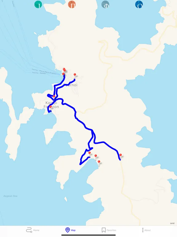 SmartTour Aegean iPad  Screenshots