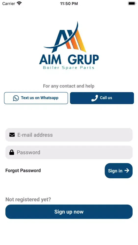 Ảnh chụp màn hình của AIM Grup