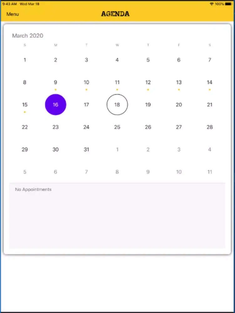 UniMé iPad  স্ক্রিনশট