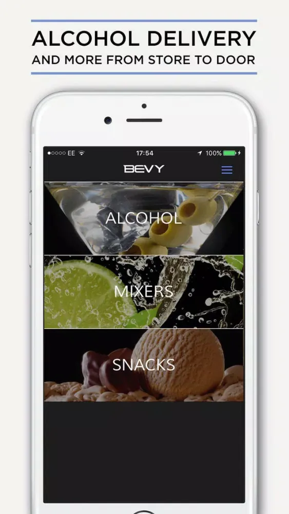 Tangkapan layar Bevy – Your Beverage Butler