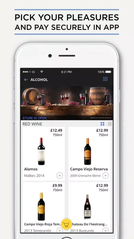 Tangkapan layar Bevy – Your Beverage Butler