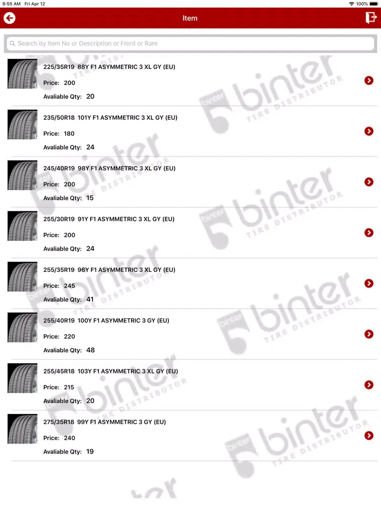 Binter iPad 应用截图