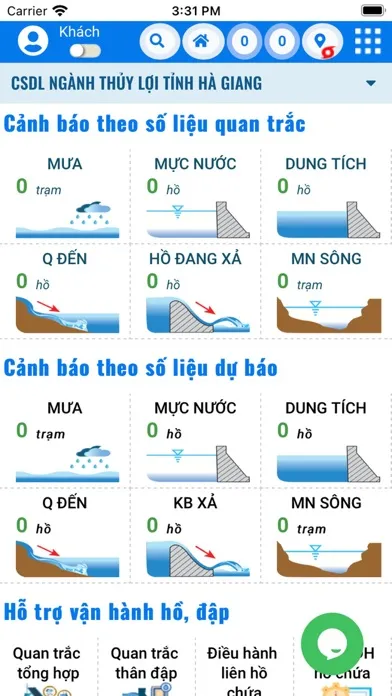 CSDL hồ, đập tỉnh Hà Giang Ekran Görüntüleri