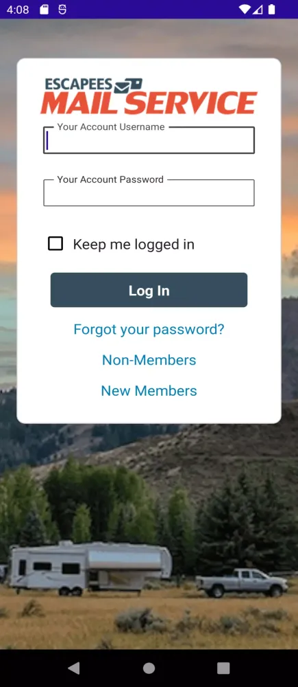 Screenshot di Escapees Mail Service