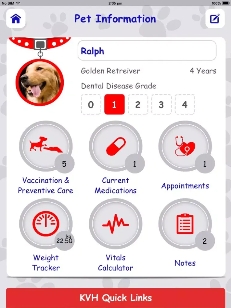 KVH MyPet iPad  Screenshots