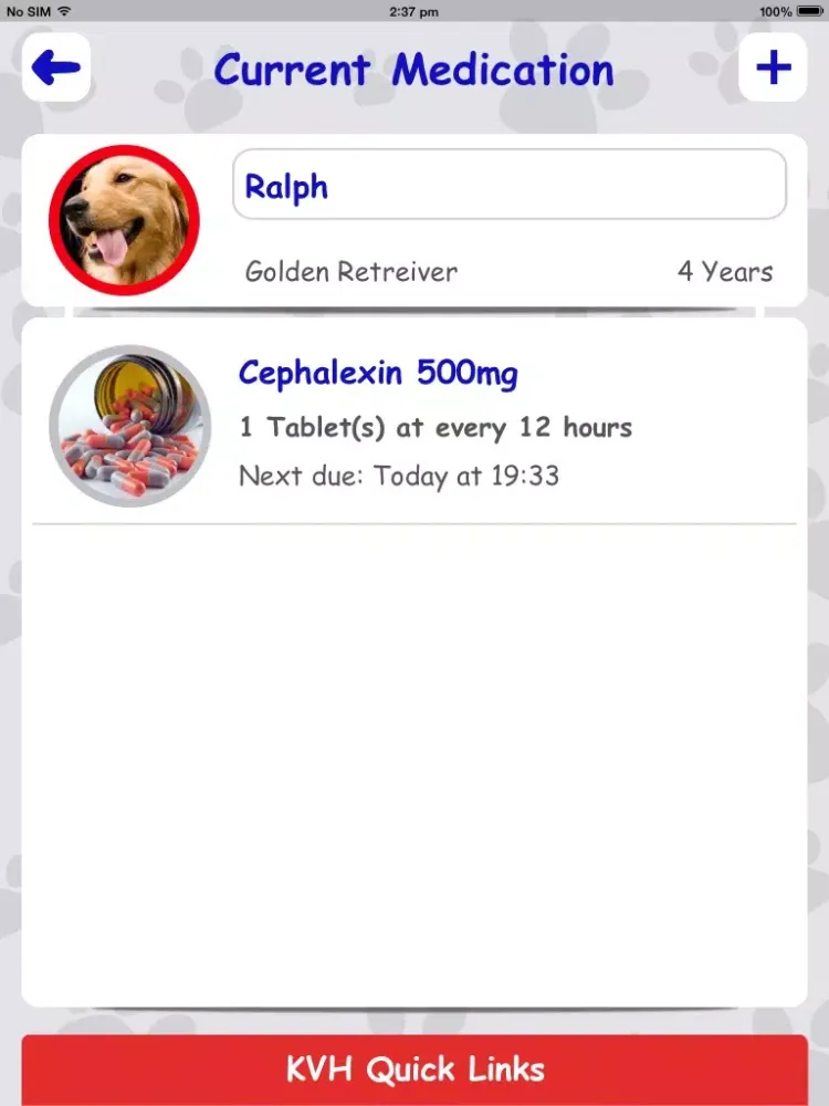 KVH MyPet iPad  Screenshots