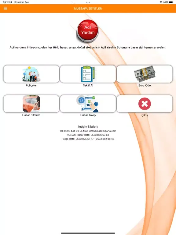 Limasol Sigorta iPad  স্ক্রিনশট
