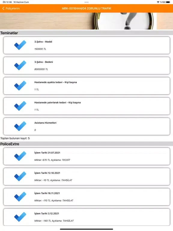 Limasol Sigorta iPad  স্ক্রিনশট