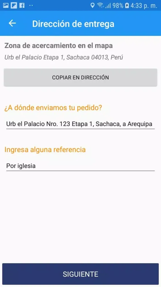 Rapigas Cliente Screenshots