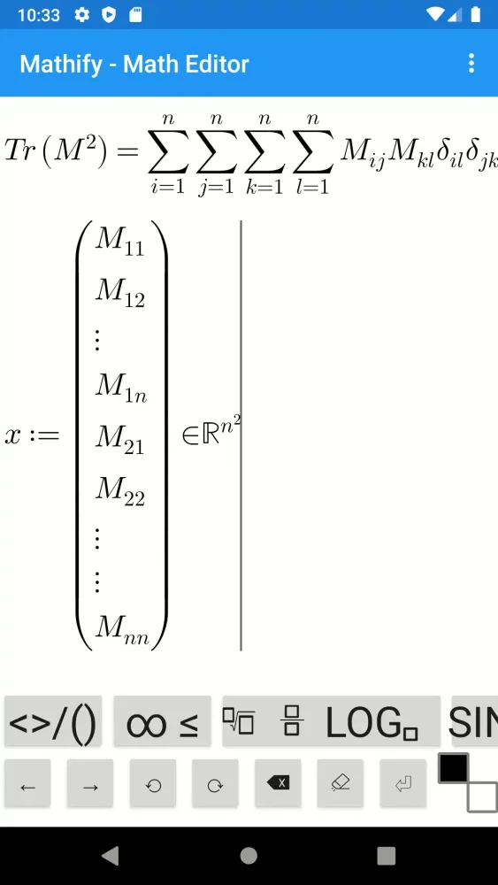 Tangkapan skrin Mathify - AI Math Editor