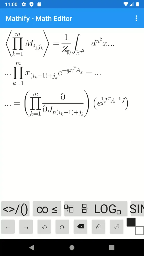 Tangkapan skrin Mathify - AI Math Editor