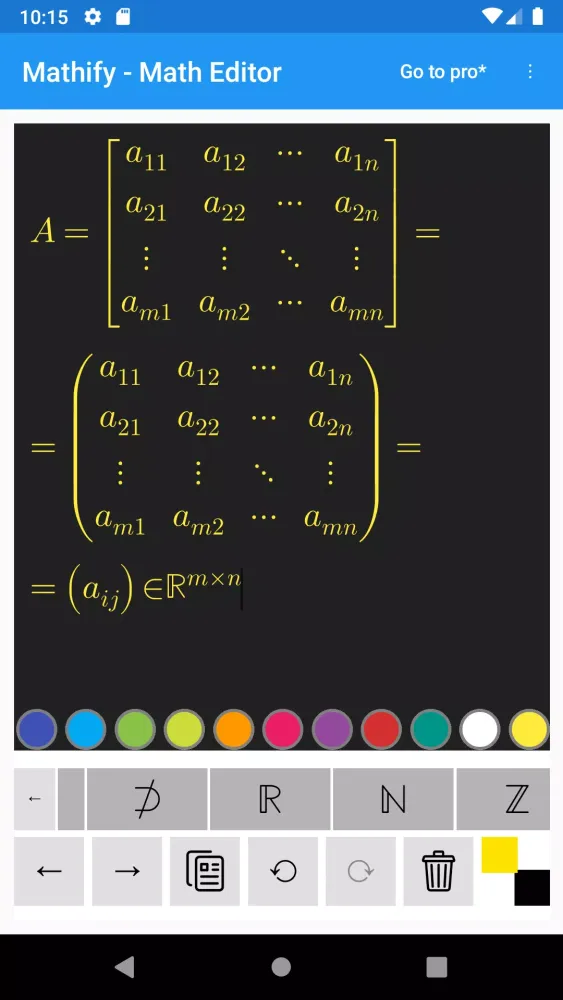 Tangkapan skrin Mathify - AI Math Editor