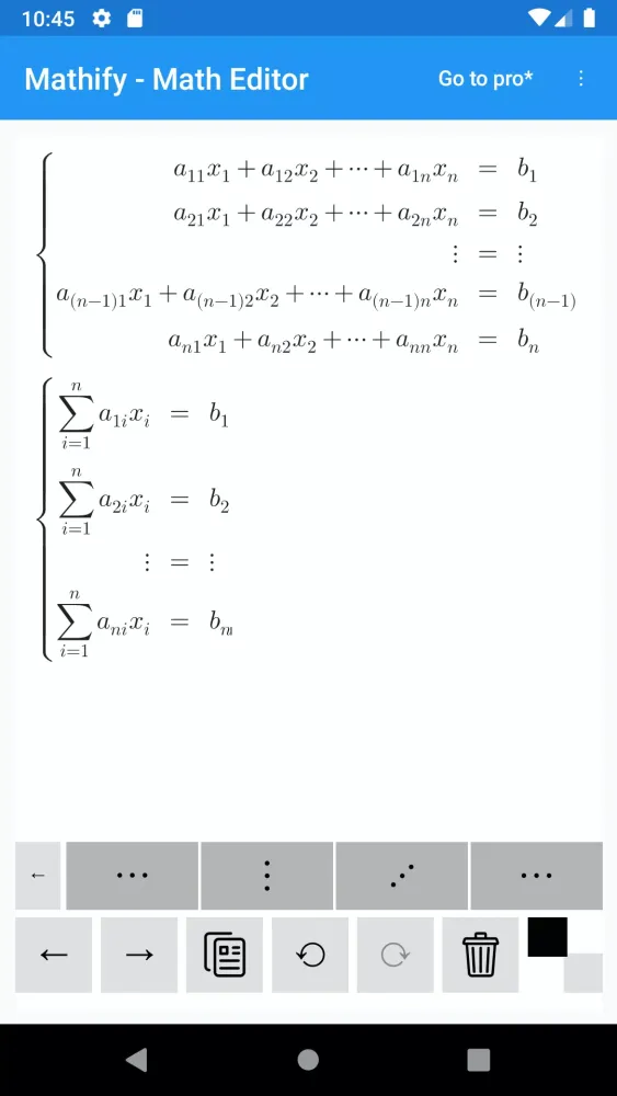 Tangkapan skrin Mathify - AI Math Editor