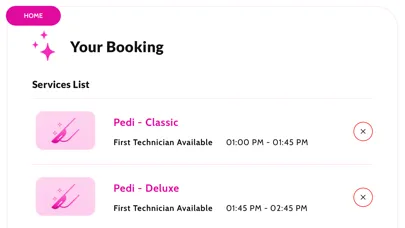 Zrzuty ekranu M Check-In