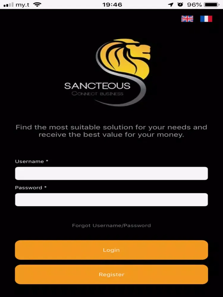 Sancteous App iPad  Screenshots
