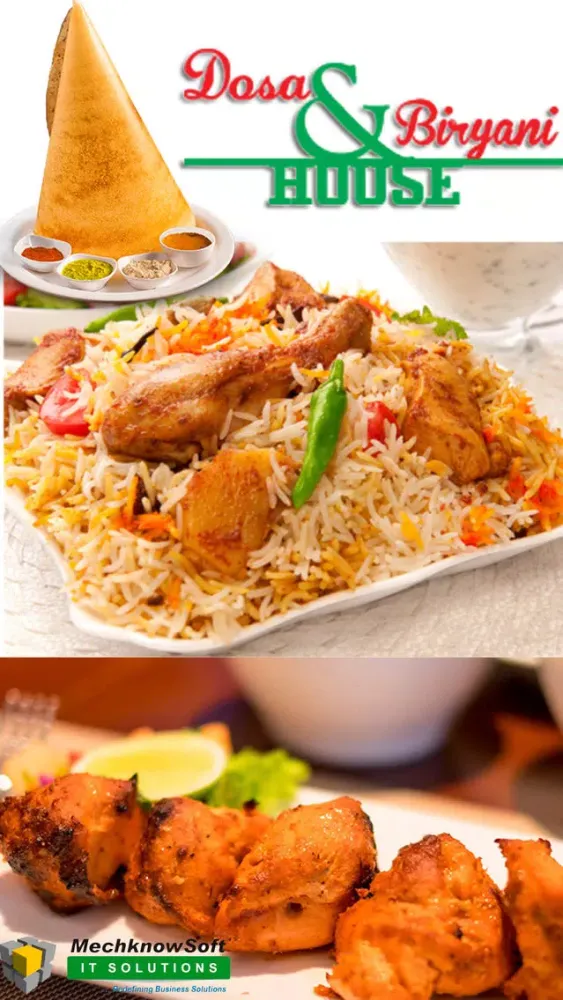 Ảnh chụp màn hình của Dosa and Biryani House