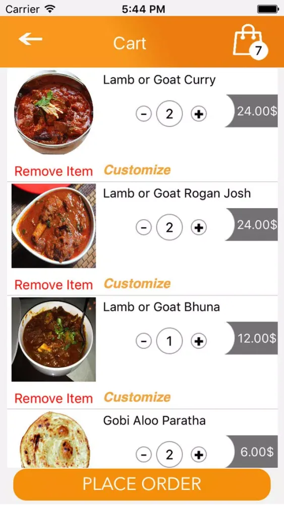 Ảnh chụp màn hình của Dosa and Biryani House
