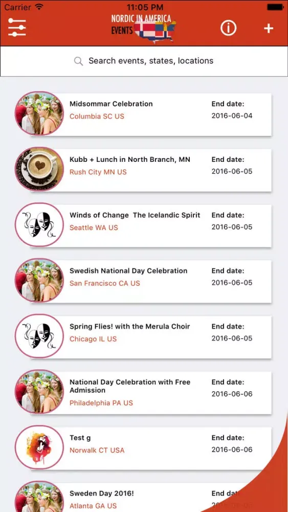 Nordic in America: Events Screenshots