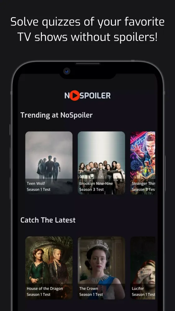 NoSpoiler سکرین شاٹس