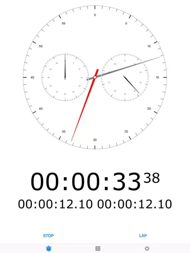 Stopwatch - Simple iPad  スクリーンショット