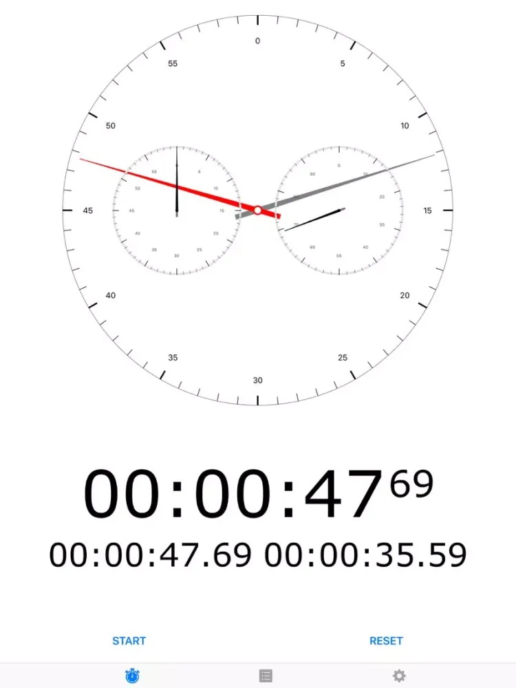 Stopwatch - Simple iPad  スクリーンショット